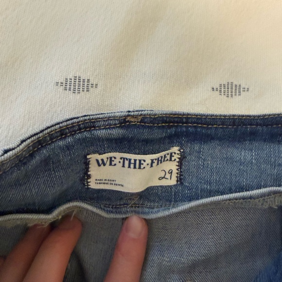 We The Free Level Up Slit Slim Flare Jeans - Hayley Blue - Picture 5 of 6